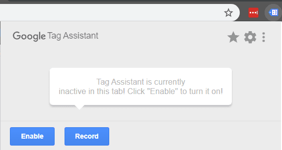 Google Tag Assistant Etkinleştirme