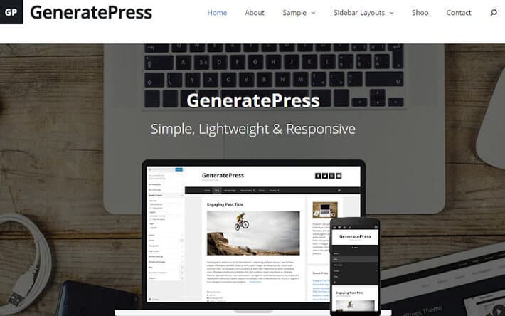 Generate WordPress teması