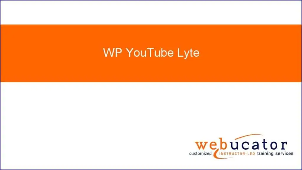 WP YouTube Lyte wordpress eklentisi